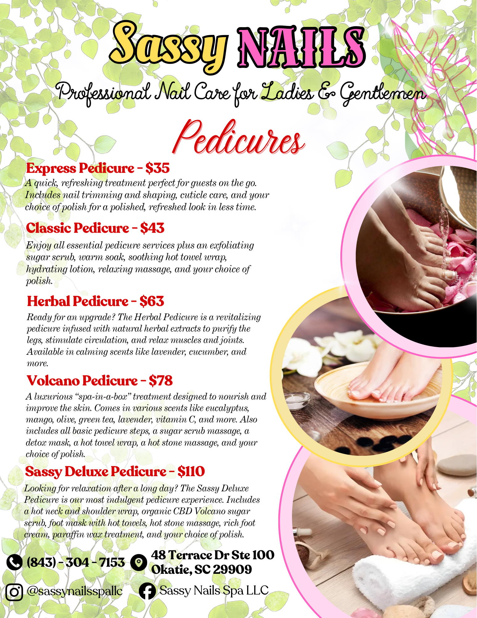 Sassy Nails nail work in Okatie, South Carolina